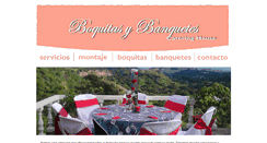 Desktop Screenshot of boquitasybanquetes.com