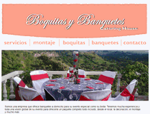 Tablet Screenshot of boquitasybanquetes.com